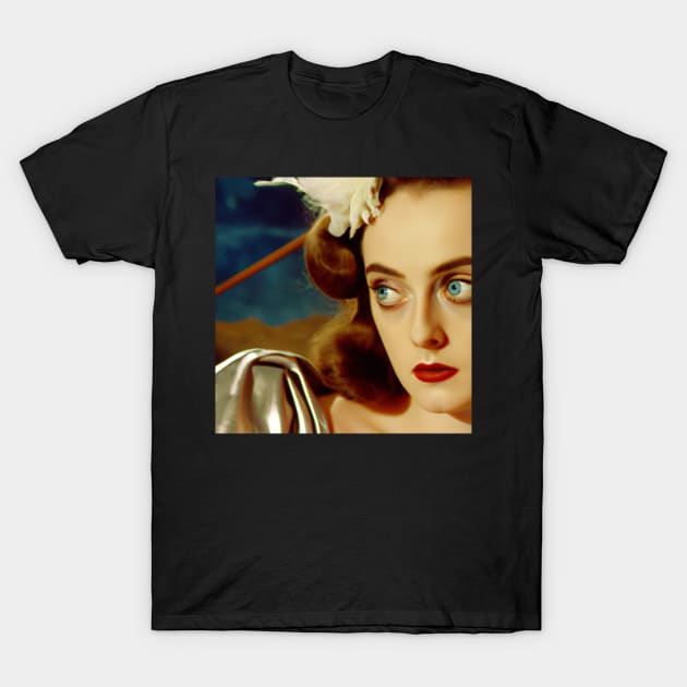 Bette Davis on the Big Screen T-Shirt by tearbytea